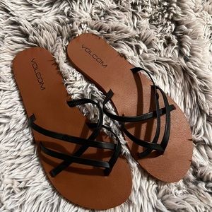 volcom strappy sandals